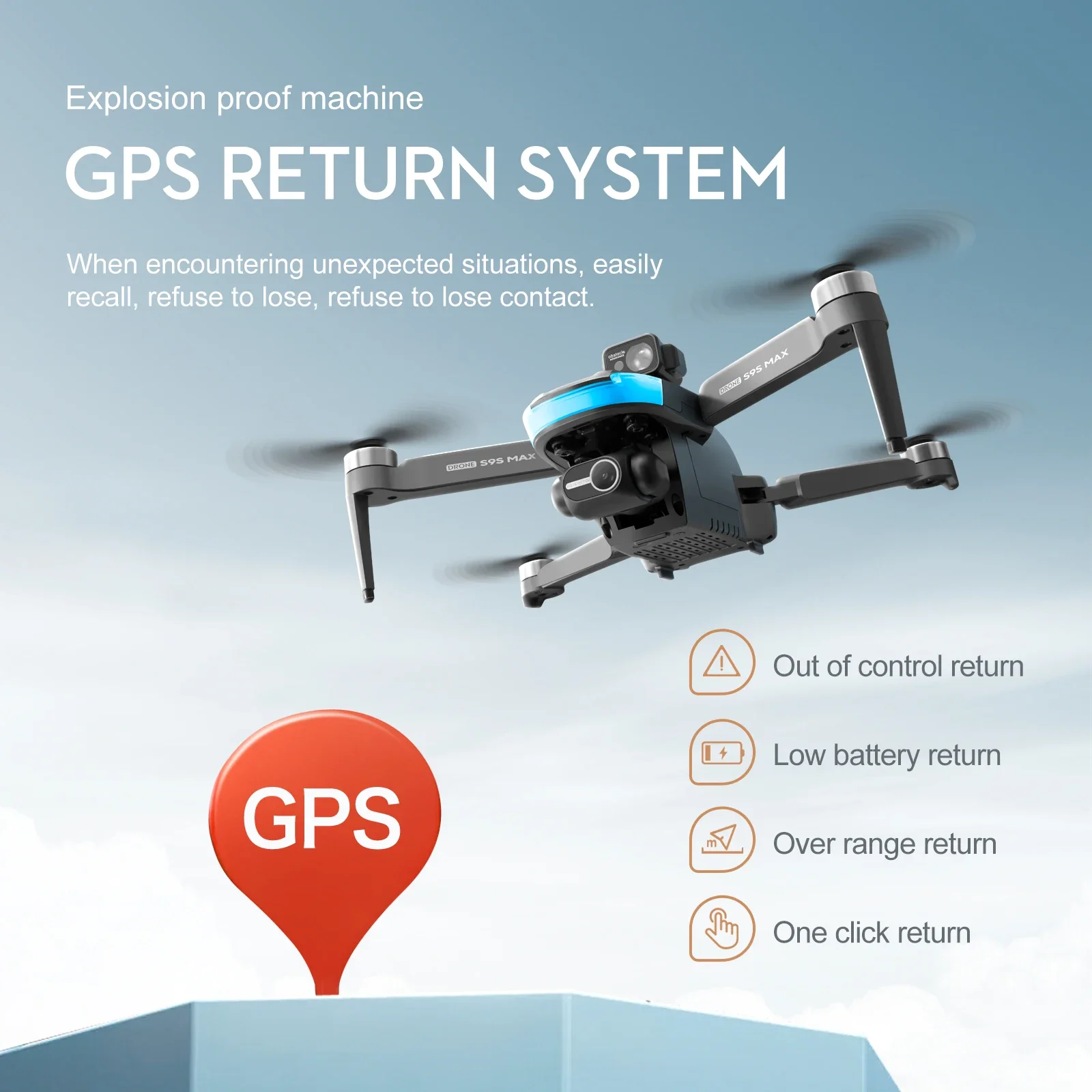 NEW S9S MAX MINI Drone 4K 2-Ax - Drone Gimbal 2 Axis reseña y precio