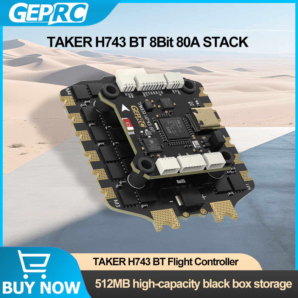 GEPRC TAKER H743 BT 8Bit 80A S - Drone Gimbal Controller reseña y precio