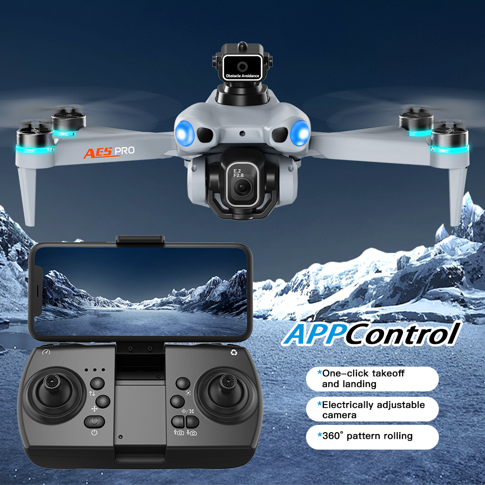 2026 New AE5 Pro Drone 8K HD 4 - Drone Gimbal 2 Axis reseña y precio