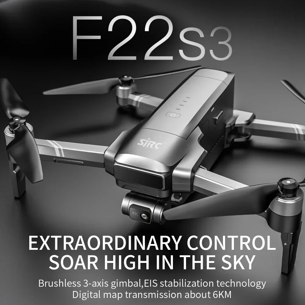 SJRC F22 S3 pro Foldable RC Qu - Drone Gimbal 3 Axis reseña y precio