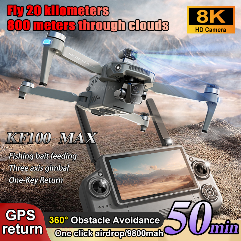 SJRC KF100 MAX 8K UHD Photo HD - Drone Gimbal Case reseña y precio