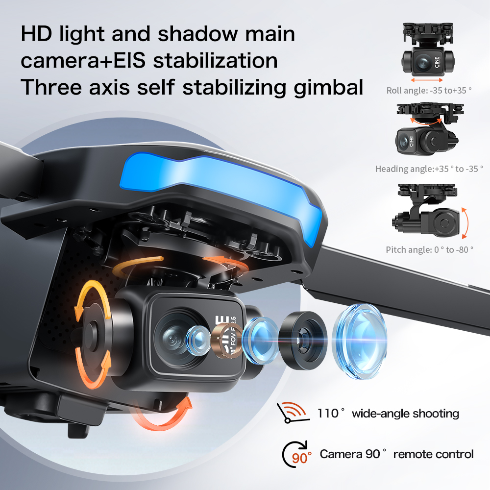 New S-X1 MAX Drone GPS 8K Prof - Drone Gimbal Mount reseña y precio