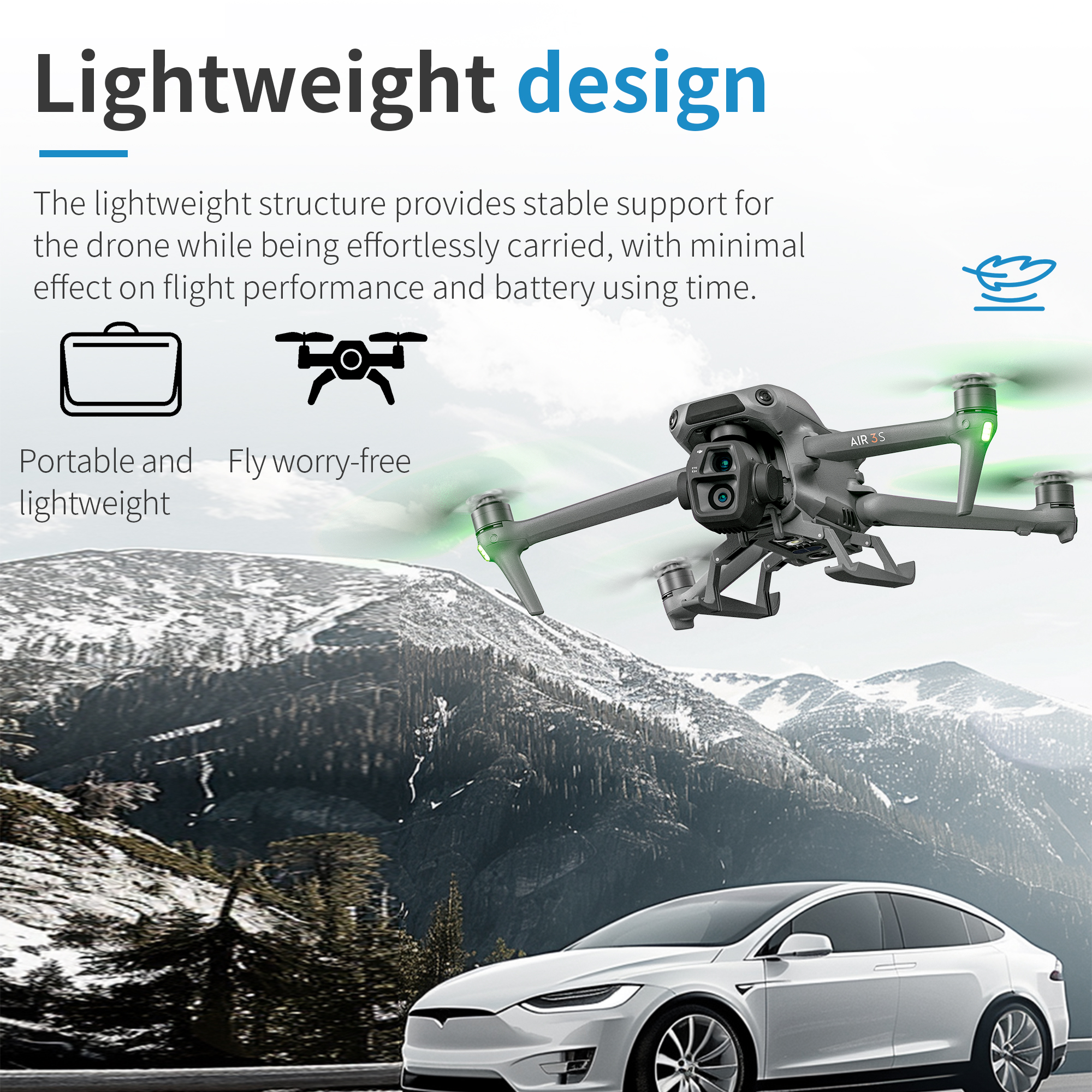STARTRC for DJI AIR 3S drone l - Drone Gimbal Mount reseña y precio