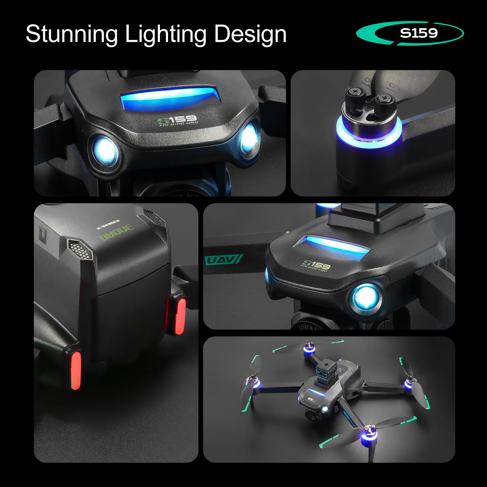 S159 GPS Drone 4K Profesional  - Drone Gimbal Brushless reseña y precio